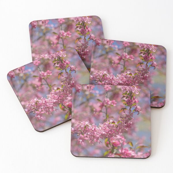 Item preview, Pink crab apple blossoms in spring designed and sold by KRFNatureGifts.