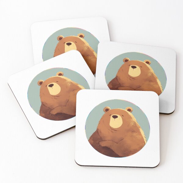 Item preview, kodiak bear // Endangered species // Animal in danger // Mammal Animal  designed and sold by SMARTKIT  DESIGNAGENCY.