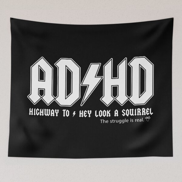 Item preview, AD-HD Rock T-shirt 2 designed and sold by DamagedNation.