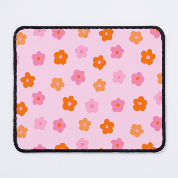 Item preview, Pink and Orange Groovy Flower Pattern designed and sold by OneThreeSix.