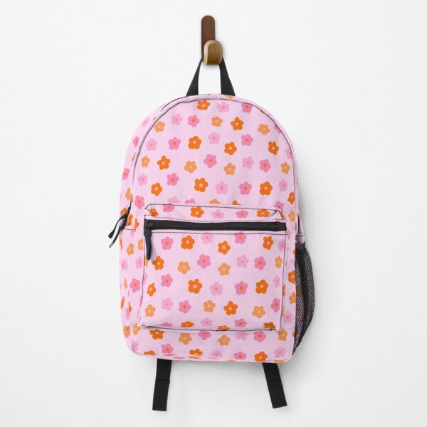 Item preview, Pink and Orange Groovy Flower Pattern designed and sold by OneThreeSix.
