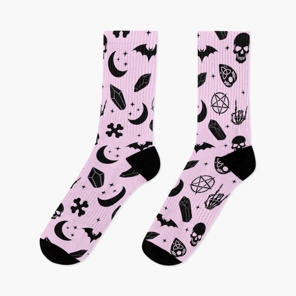 Item preview, Kawaii Pastel Goth Gothcore Pink Black Witch Aesthetic Occult  designed and sold by StudioWhimsey.