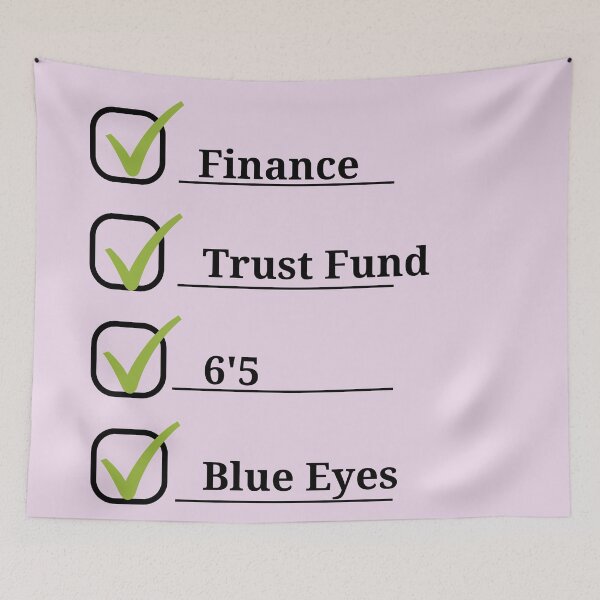 Item preview, Finance, Trust Fund, Blue eyes, Six five designed and sold by SillyFun.