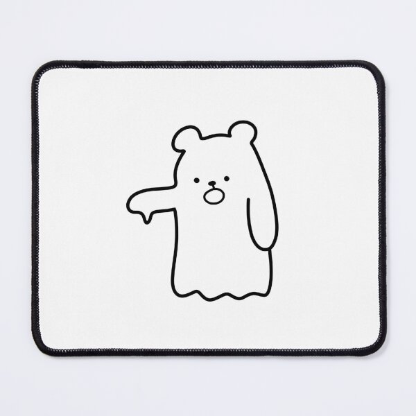 Item preview, Cute Ghost Bear Illustration | Simple & Minimalist Design designed and sold by RM-Journey.