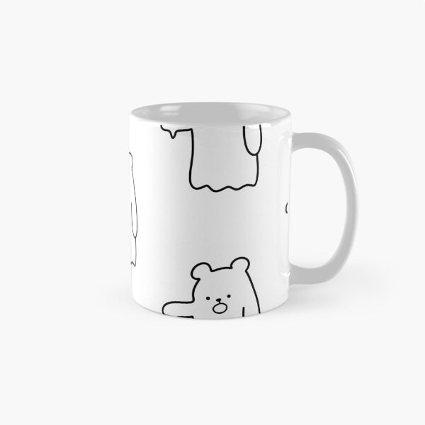 Item preview, Cute Ghost Bear Illustration | Simple & Minimalist Design designed and sold by RM-Journey.
