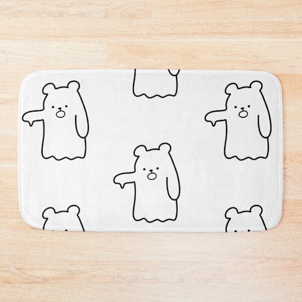 Item preview, Cute Ghost Bear Illustration | Simple & Minimalist Design designed and sold by RM-Journey.