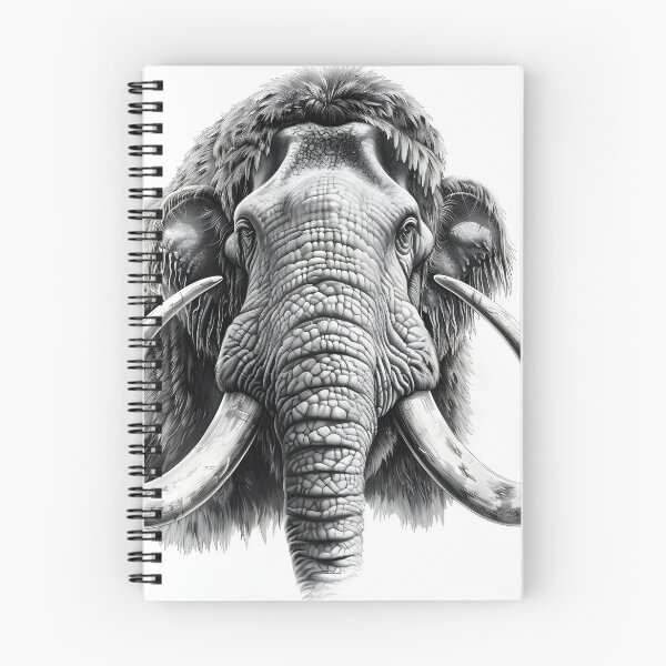 Item preview, Mammoth pencil drawing designed and sold by Pencil-Art.