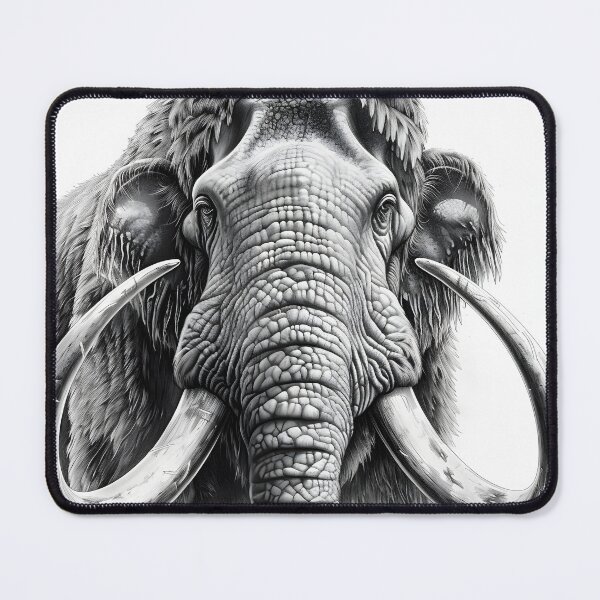 Item preview, Mammoth pencil drawing designed and sold by Pencil-Art.