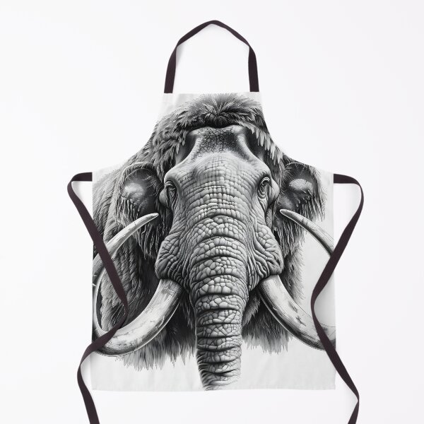 Item preview, Mammoth pencil drawing designed and sold by Pencil-Art.