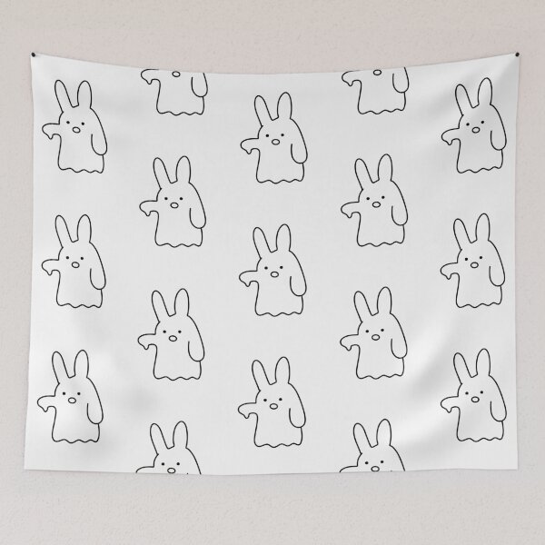 Item preview, Cute Rabbit Ghost Illustration | Simple & Minimalist Design designed and sold by RM-Journey.