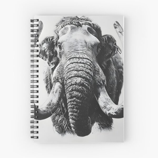 Item preview, Mammoth pencil drawing designed and sold by Pencil-Art.