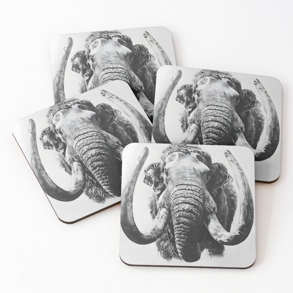 Item preview, Mammoth pencil drawing designed and sold by Pencil-Art.