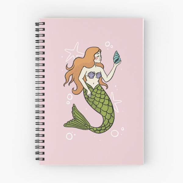 Item preview, Redhead mermaid with seashell designed and sold by crisbubastis.