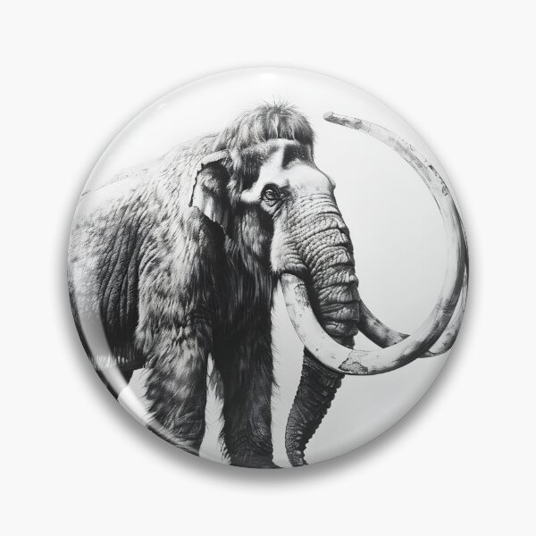 Item preview, Mammoth pencil drawing designed and sold by Pencil-Art.