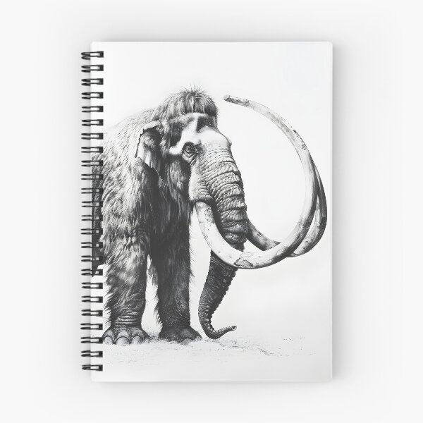 Item preview, Mammoth pencil drawing designed and sold by Pencil-Art.