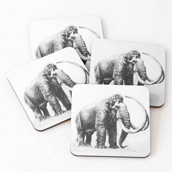 Item preview, Mammoth pencil drawing designed and sold by Pencil-Art.