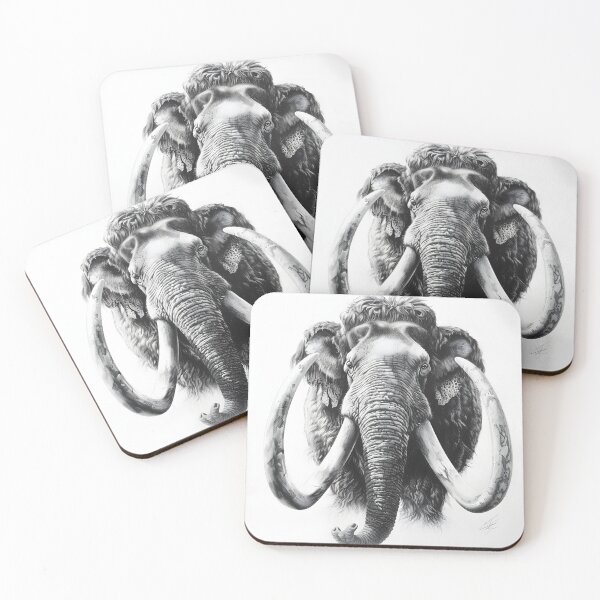 Item preview, Mammoth pencil drawing designed and sold by Pencil-Art.