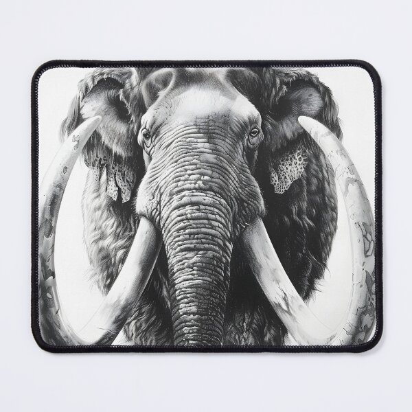 Item preview, Mammoth pencil drawing designed and sold by Pencil-Art.