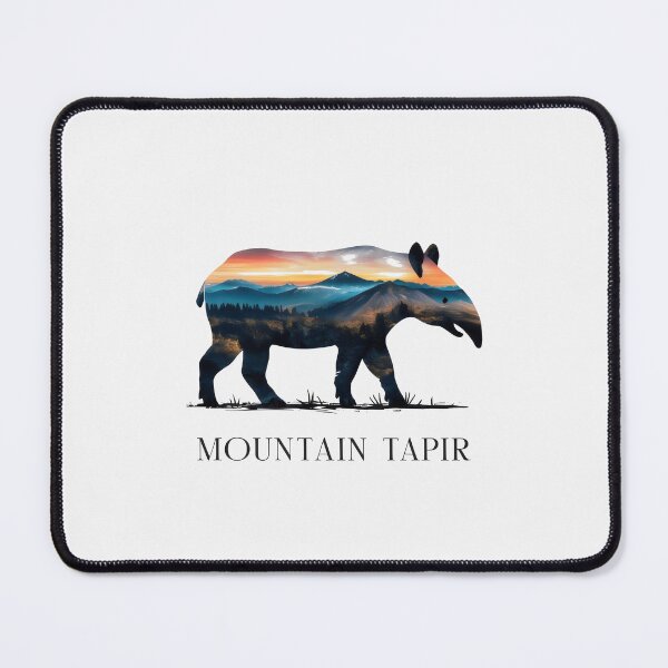 Item preview, Mountain Tapir Scenic Silhouette Design designed and sold by VoyteksDesigns.