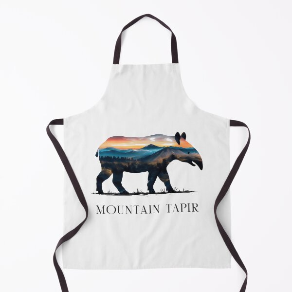 Item preview, Mountain Tapir Scenic Silhouette Design designed and sold by VoyteksDesigns.