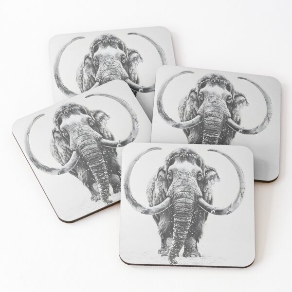 Item preview, Mammoth pencil drawing designed and sold by Pencil-Art.