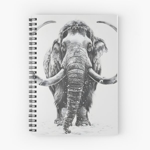 Item preview, Mammoth pencil drawing designed and sold by Pencil-Art.