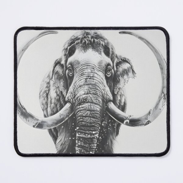 Item preview, Mammoth pencil drawing designed and sold by Pencil-Art.
