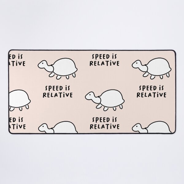 Item preview, Speed is Relative | Cute Turtle Illustration designed and sold by RM-Journey.