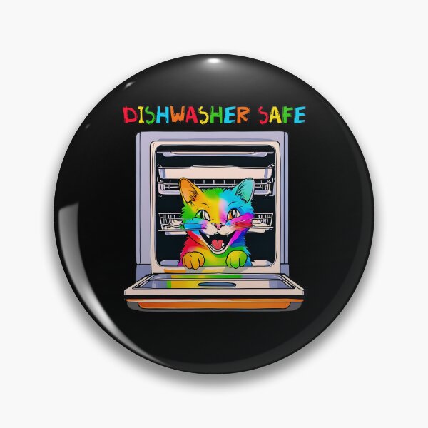Item preview, Dishwasher Safe With Funny Cat designed and sold by LadyGoodwill.