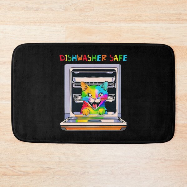 Item preview, Dishwasher Safe With Funny Cat designed and sold by LadyGoodwill.