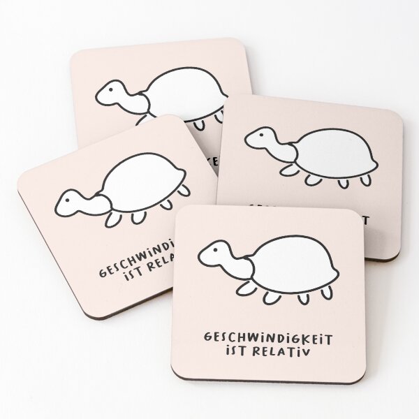Artikelvorschau, Geschwindigkeit ist relativ | Niedliche Schildkrötenillustration entworfen und verkauft von RM-Journey.