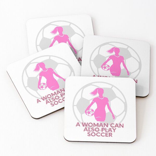 Item preview, A woman can also play soccer designed and sold by Malutki-pl.