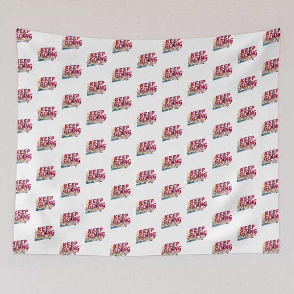 Item preview, Keep Going - Inspirational Runner with Trail designed and sold by deluxedigital1.