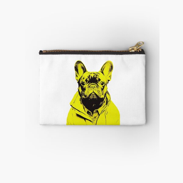 Item preview, 80's Frenchie in Florescent Windbreaker - French Bulldog designed and sold by luvandsocial.