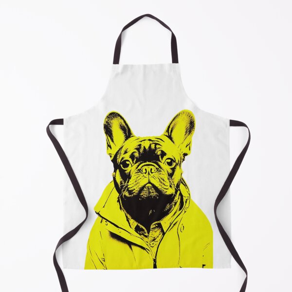 Item preview, 80's Frenchie in Florescent Windbreaker - French Bulldog designed and sold by luvandsocial.