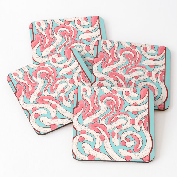 Item preview, Cozy River Eels Illustration | Blue designed and sold by evybenita.