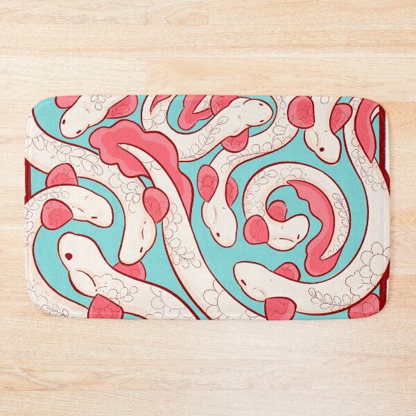 Item preview, Cozy River Eels Illustration | Blue designed and sold by evybenita.