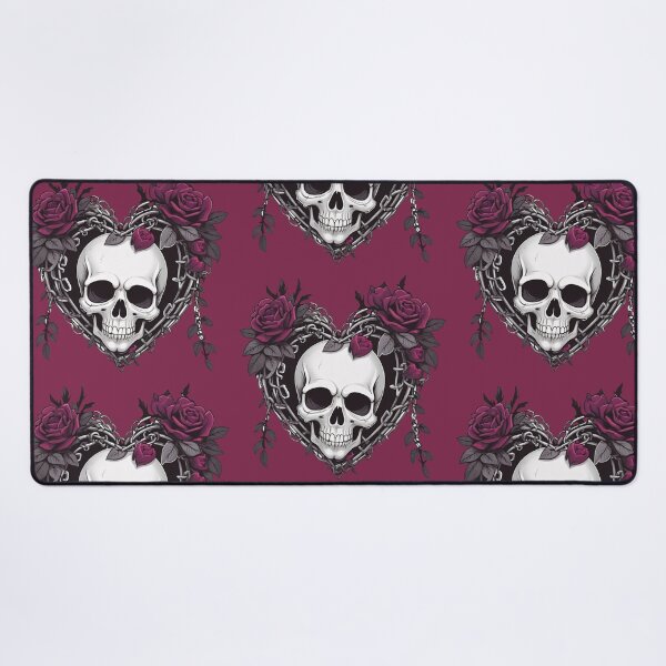 Item preview, Gray Heart With Skull designed and sold by MadnessEnvelope.