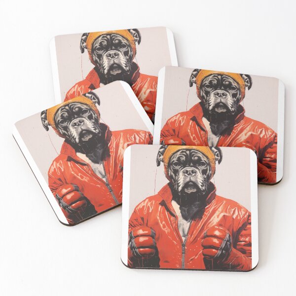 Item preview, Old Boxer Wearing Boxing Gloves and a Hat designed and sold by luvandsocial.