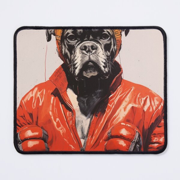 Item preview, Old Boxer Wearing Boxing Gloves and a Hat designed and sold by luvandsocial.