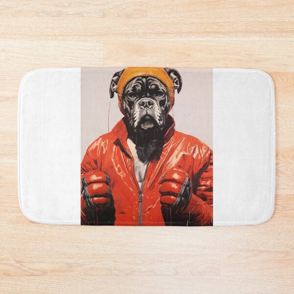 Item preview, Old Boxer Wearing Boxing Gloves and a Hat designed and sold by luvandsocial.