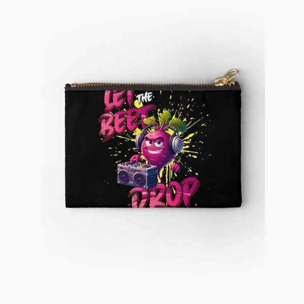 Item preview, Let the Beet Drop Funny Vegetable DJ Beetroot Cartoon designed and sold by André Botes.