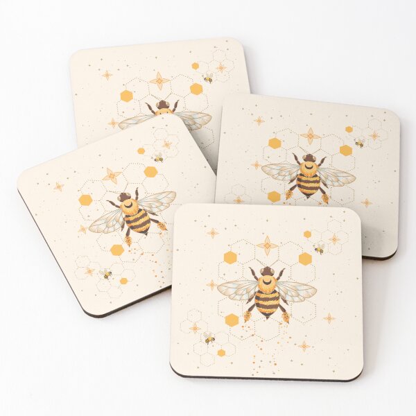 Item preview, Sacred Bee | Honey Yellow designed and sold by CarolesDemunno.