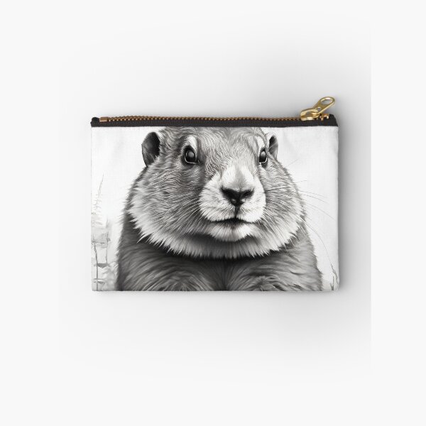 Item preview, Black and white beaver pencil drawing designed and sold by Pencil-Art.
