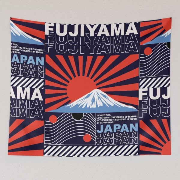 Item preview, Fujiyama Japan Streetwear Urban Design Japanese Neotraditional Culture designed and sold by Margival.