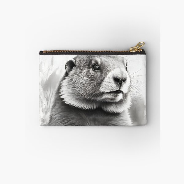 Artikelvorschau, Schwarz-weiße Biber-Bleistiftzeichnung entworfen und verkauft von Pencil-Art.