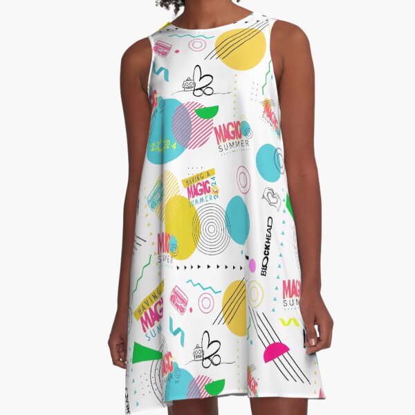 Item preview, Magic Summer 2024 - 90s Iconography Print designed and sold by Basic Blockhead.