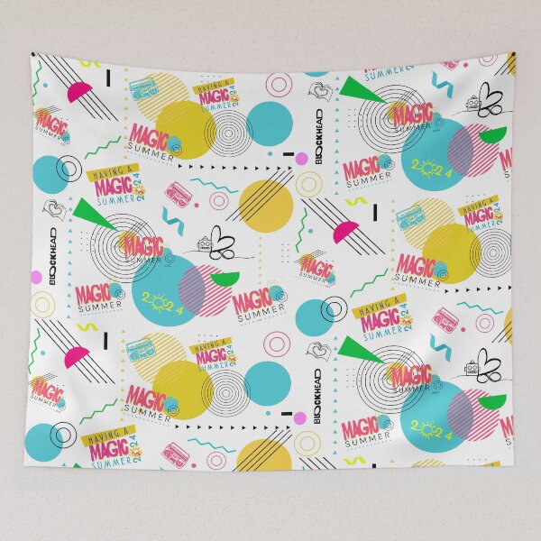 Item preview, Magic Summer 2024 - 90s Iconography Print designed and sold by Basic Blockhead.