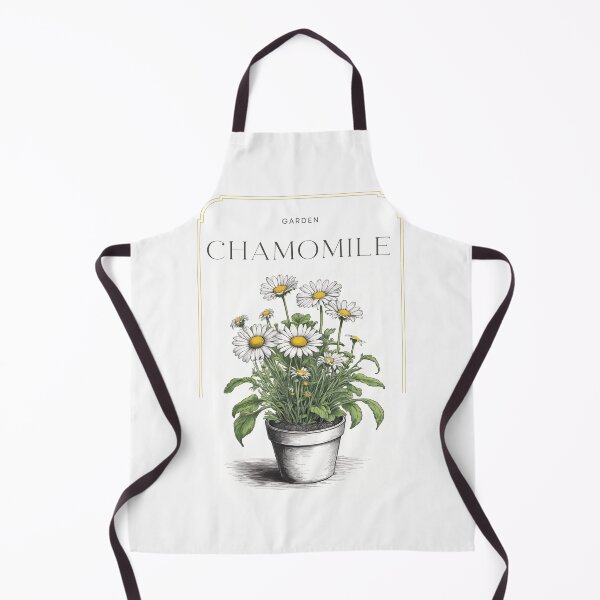 Item preview, Botanical chamomile in pot rustic sketch by CallisC Arts ⭐⭐⭐⭐⭐ designed and sold by CallisC-Arts.
