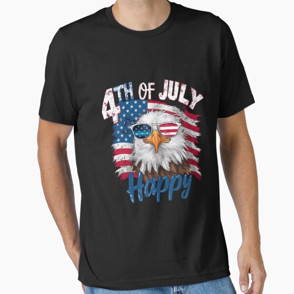 Item preview, 4th of July - American Eagle T-Shirt designed and sold by AI-volution.